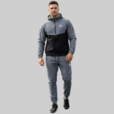 Men wearing Trail Deer hybrid performance tracksuit for outdoor training