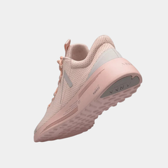 Women’s Lightweight Mesh Lifestyle Sneakers – Ash & Pale Blush