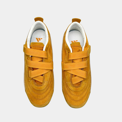 Adidas Taekwondo Team Lace-Less Shoes – Mustard Brown & Orchid Pink