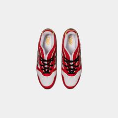Men’s Retro Running Lifestyle Sneakers – Classic Red, Black & Daruma Heritage