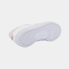 Women’s Classic Leather Lifestyle Sneakers – White & Frost Berry