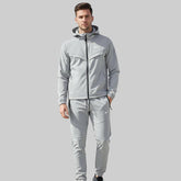 Pre Owned Nike Tech Fleece Tracksuit Men Full Zip Hoodie & Joggers Set