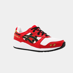 Men’s Retro Running Lifestyle Sneakers – Classic Red, Black & Daruma Heritage