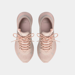 Women’s Lightweight Mesh Lifestyle Sneakers – Ash & Pale Blush