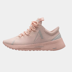 Women’s Lightweight Mesh Lifestyle Sneakers – Ash & Pale Blush