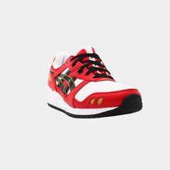 Men’s Retro Running Lifestyle Sneakers – Classic Red, Black & Daruma Heritage