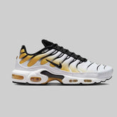 Nike Air Max Plus Men’s Casual Sneakers – White/Black/Varsity Maize