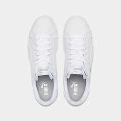 Puma Smash L Leather White Sneakers Trainers Unisex Shoes