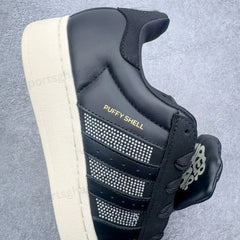 Adidas Puffy Shell Superstar Black Shoes