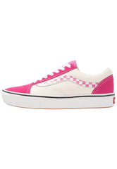 Vans ComfyCush Old Skool Sidestripe Carmine Rose Pink Sneakers