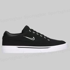 Men’s Classic Canvas Lifestyle Sneakers – Black & White