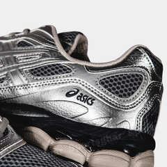 ASICS GEL-NYC Silver Navy Men’s Trainers