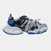adidas Mad IIInfinity – Core Black & Lucid Blue Futuristic Chunky Sneakers