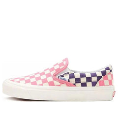 Classic Heritage Slip-On Lifestyle Sneakers – Pink, Purple & White