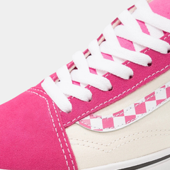 Vans ComfyCush Old Skool Sidestripe Carmine Rose Pink Sneakers