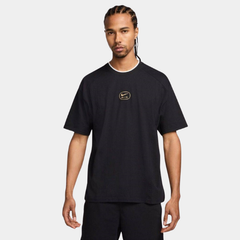 Nike Air Men’s Oversized T-Shirt – Black/Metallic Gold