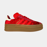 Adidas Gazelle Bold Red Velvet Shoes