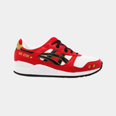 Men’s Retro Running Lifestyle Sneakers – Classic Red, Black & Daruma Heritage