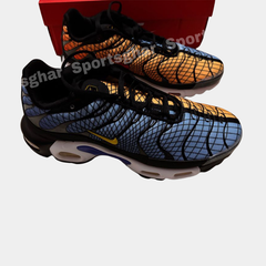 Nike Air Max Plus Greedy Mens Trainers Blue Yellow Black Tuned Air Sneakers