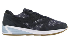 Saucony Grid 8000 Blue Navy Marine Retro Running Trainers
