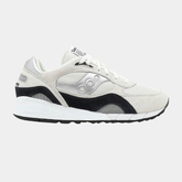 Casual Retro Running Lifestyle Sneakers – Off-White, Black & Metallic Silver