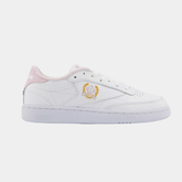 Women’s Classic Leather Lifestyle Sneakers – White & Cheetah Print
