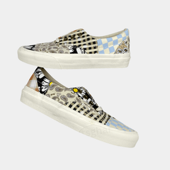 Classic Heritage Lace-Up Lifestyle Sneakers – Meadow Patchwork Edition