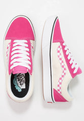 Vans ComfyCush Old Skool Sidestripe Carmine Rose Pink Sneakers