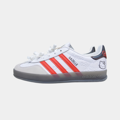 Adidas Gazelle Indoor x Hello Kitty – Cloud White & Red Special Edition Sneakers