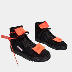 Off-White 3.0 Off-Court High-Top Sneakers – Triple Black