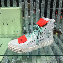 Off-White 3.0 Off-Court High-Top Sneakers – Arctic White