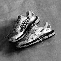 ASICS GEL-NYC Silver Navy Men’s Trainers