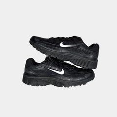 Nike P-6000 Mens Trainers Triple Black Retro Running Shoes