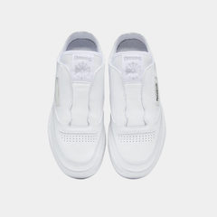 Classic Minimalist Leather Court Mules – Off-White & Cold Grey