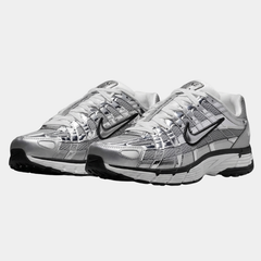 Nike P-6000 Metallic Silver Men’s Trainers – Retro Running Sneakers