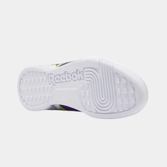 Men’s Retro Leather Lifestyle Trainers – White & Regal Purple