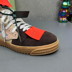 Off-White 3.0 Off-Court High-Top Latte Beige & Tan