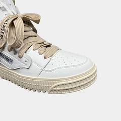 Off-White 3.0 Off-Court High-Top Sneakers – White & Sail Beige