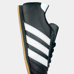 Adidas Adicourtt Premium Leather Sneakers – Black & White Gum Sole