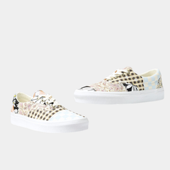 Classic Heritage Lace-Up Lifestyle Sneakers – Meadow Patchwork Edition