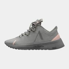 Women’s Lightweight Mesh Lifestyle Sneakers – Ash & Pale Blush