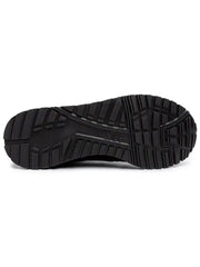 Men’s Retro Running Lifestyle Sneakers – Triple Black Edition