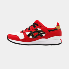 Men’s Retro Running Lifestyle Sneakers – Classic Red, Black & Daruma Heritage