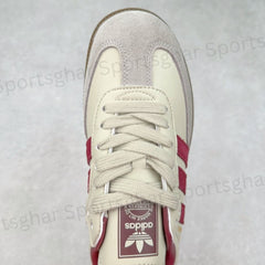 adidas Samba OG – Cream White & Sand Strata Premium Retro Sneakers