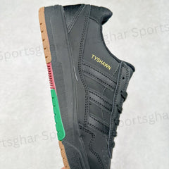 Adidas Tyshawn Low Black Gum Shoes