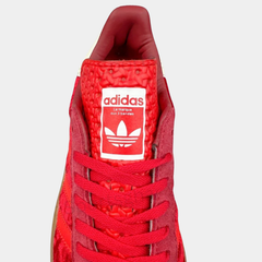 Adidas Gazelle Bold Red Velvet Shoes