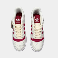 Adidas Forum Low Sneakers in White and Red – Leather Shoes