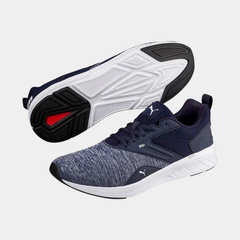 Puma NRGY Comet Running Shoes Peacoat White Trainers Unisex