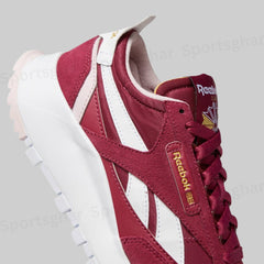 Women’s Retro Cushion Lifestyle Sneakers – Bordeaux & Chalk