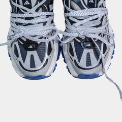 adidas Mad IIInfinity – Core Black & Lucid Blue Futuristic Chunky Sneakers